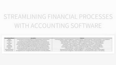 ERP Accounting Software: Streamlining Financial Processes For Businesses